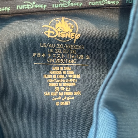 Walt Disney World Marathon Zip up Jacket blue - Picture 3 of 7